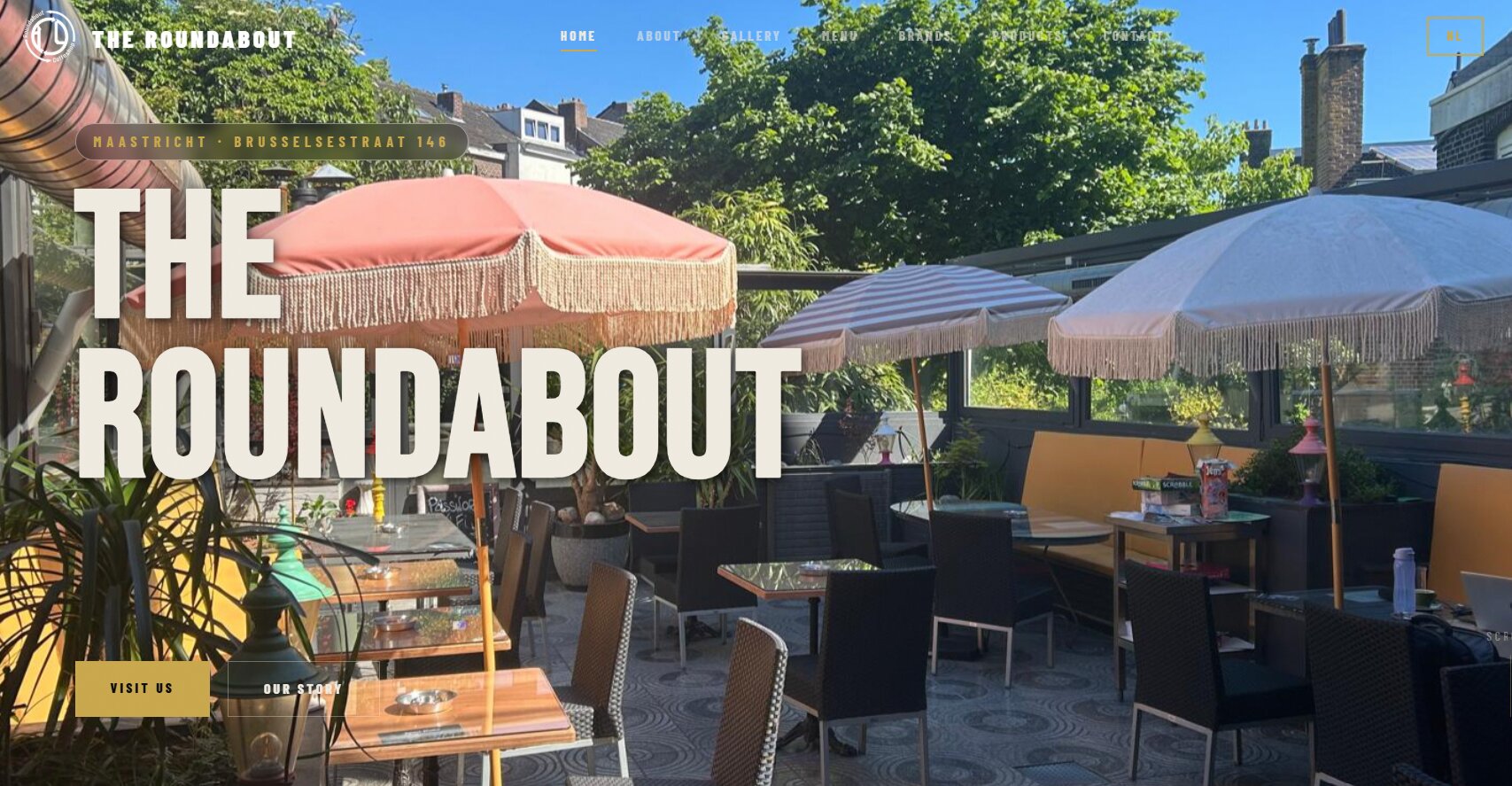 Screenshot der Website von The Roundabout